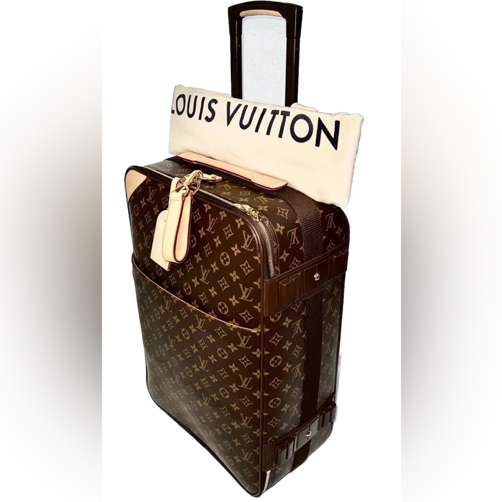 Louis Vuitton Pegase 55 Monogram Suitcase 💝 Excellent Classic Carry on - Picture 3 of 15